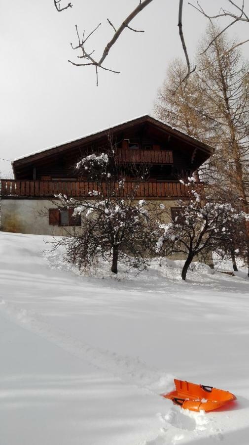 Bel appartement au rez de chaussée d'un chalet Jarrier Exterior foto